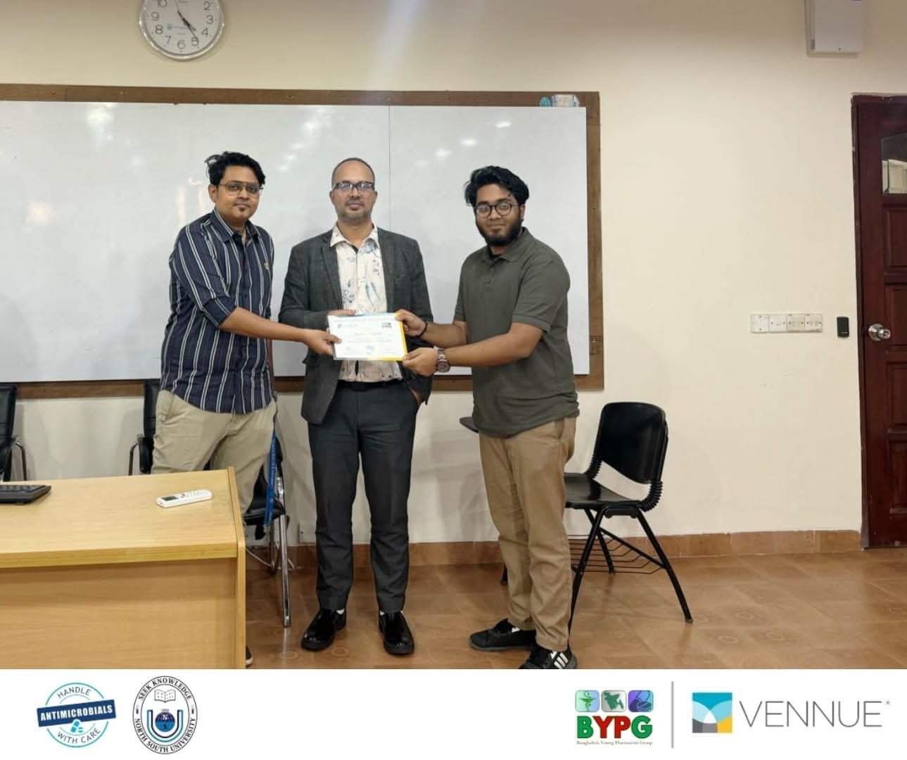 AMR Awareness seminar and certificate ceremony at NSU